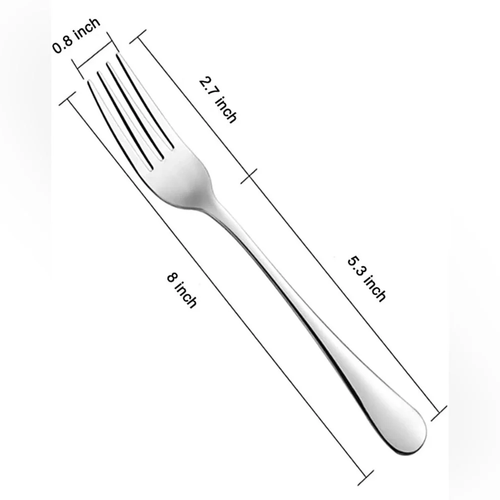 “I Love Forking You” Engraved Stainless Steel Novelty Gift – Silver or Black